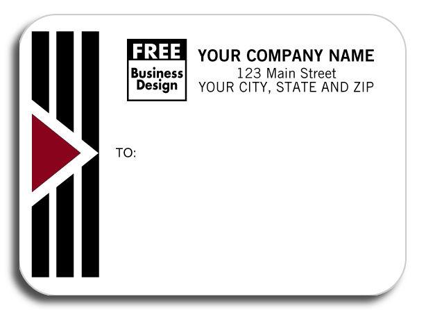 Black and White Padded Labels