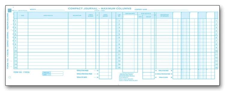 Compact One-Write Journals