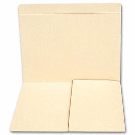 Top Tab Half Pocket Manila Folder, 11 pt