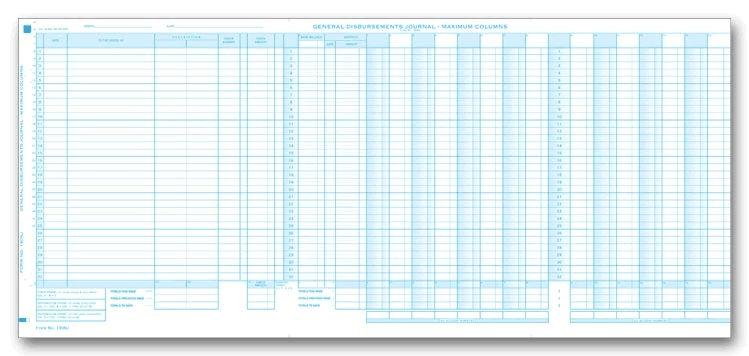 General Disbursement Journals