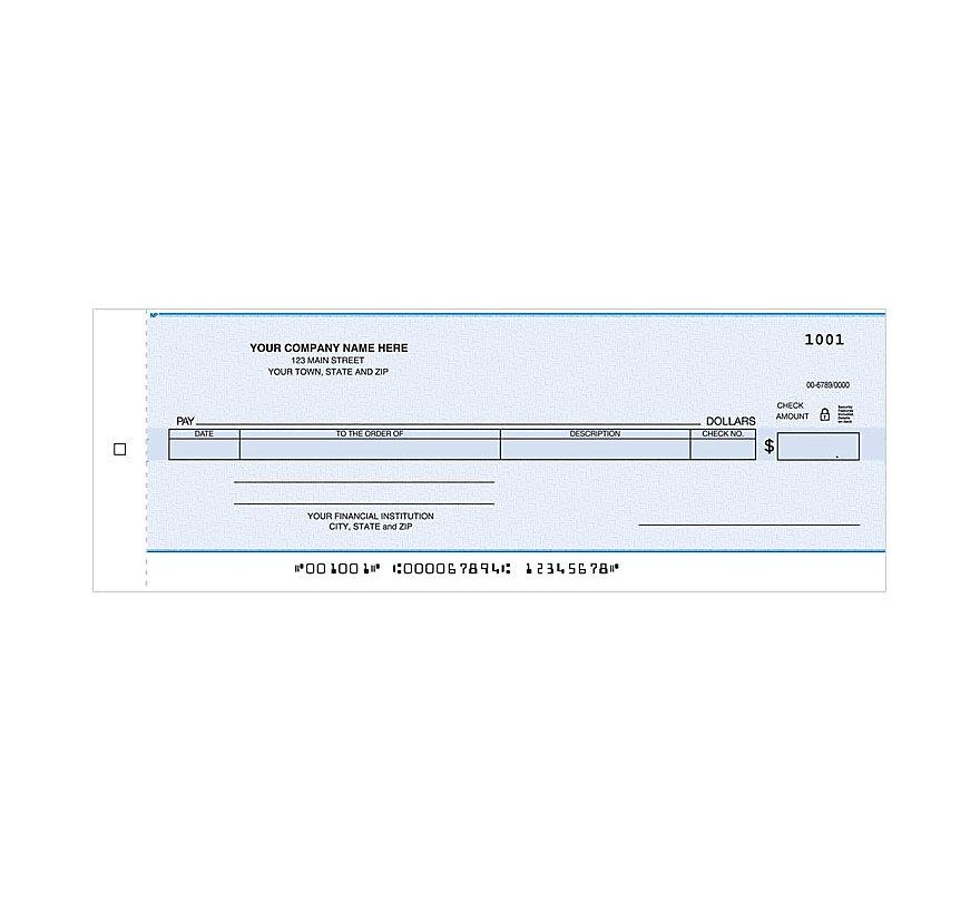 Cash Disbursement Center Check