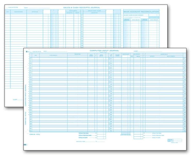Compact Sales & Cash Receipts Journals