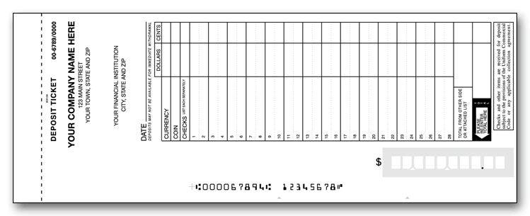 200034, Loose Deposit Tickets - Max. Entry