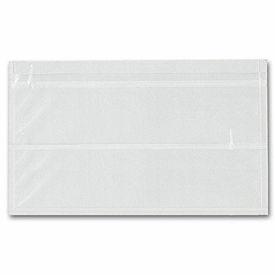Adhesive Transparent Plastic File Pockets, 9 1/2" x 5 1/4"