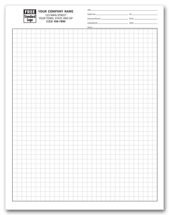 Engineering Graph Paper - 1/4 Inch