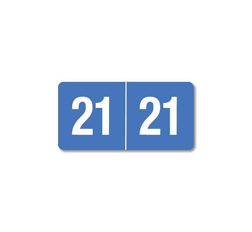 2021 Smead End Tab Compatible Labels Rolls Lt Blue