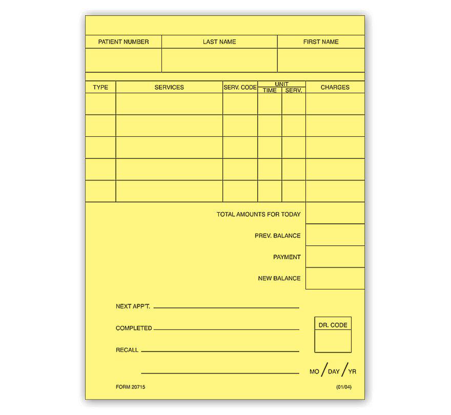 Service Information Slips