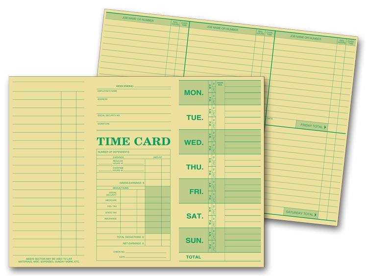 Weekly Employee Time Sheets