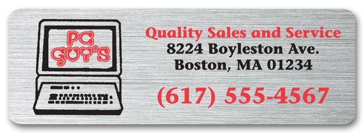 Weatherproof Cheap Advertising Labels