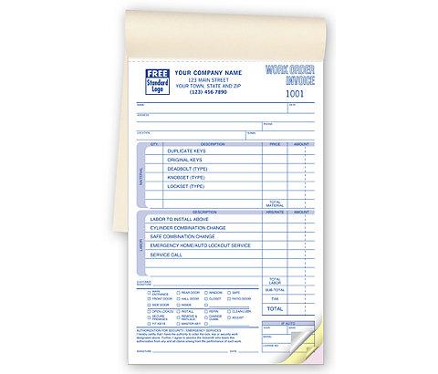 Locksmith Work Orders - Booked