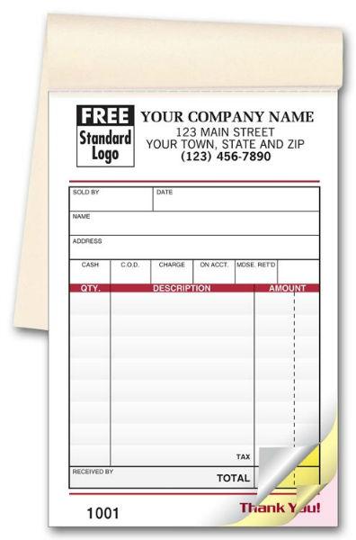 Carbonless Sales Books - Small