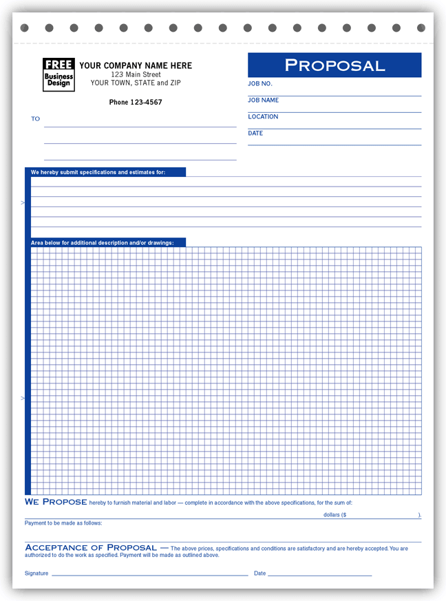 Graph Paper Proposal Forms