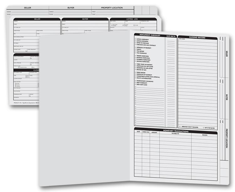 Legal Size Real Estate Folders