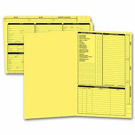 Real Estate Folder, Right Panel List, Legal Size, Yellow