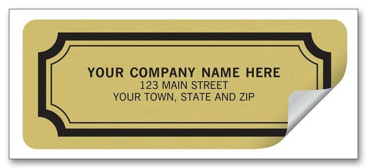 Gold Foil Labels