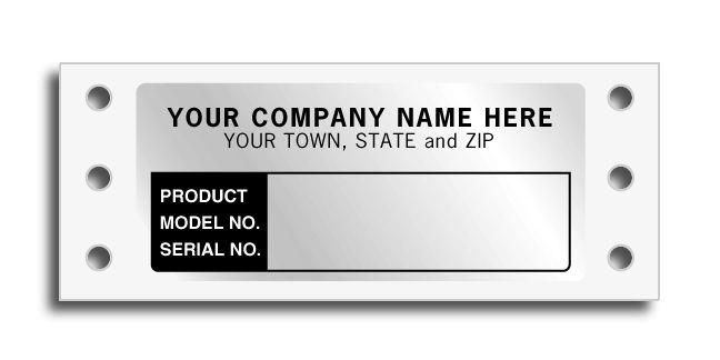 Aluminum Product Detail Labels
