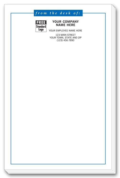 Large Memo Pads from The Desk Of