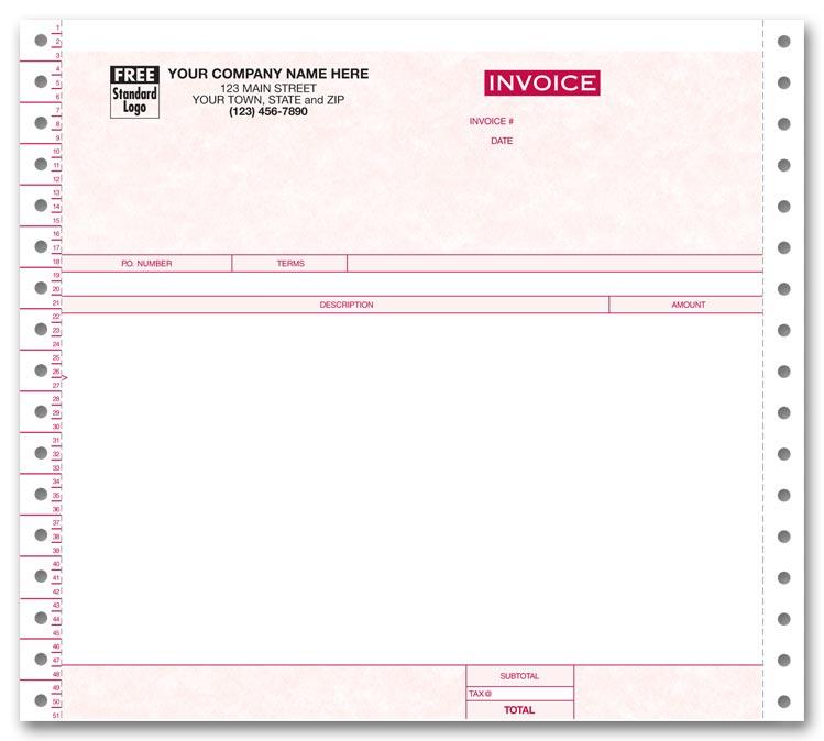 General Continuous Invoice - Parchment