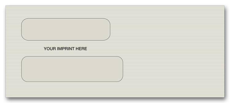 Gray Self Seal Window Envelopes