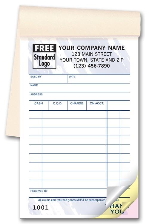 Carbonless Sales Order Form