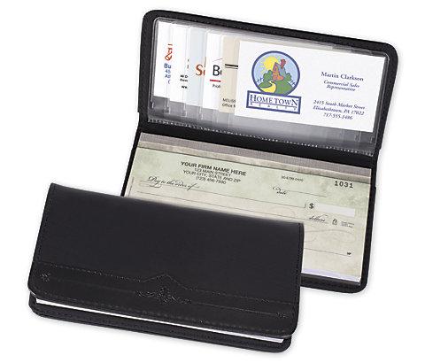 Personal Size Leather Check Cover
