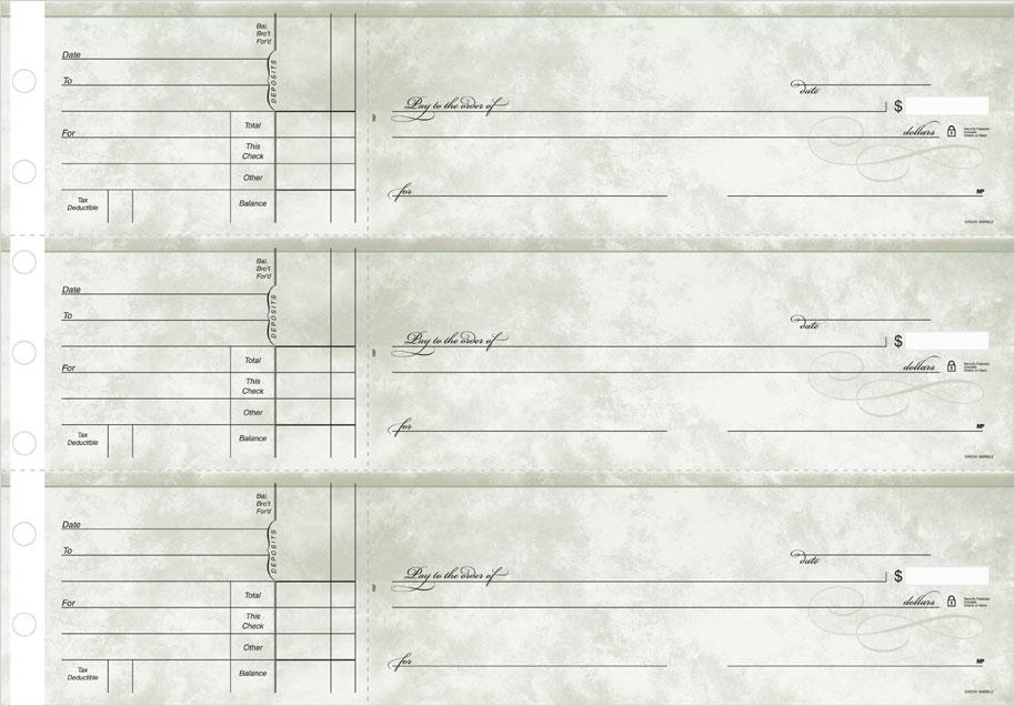 53226N, 3-On-A-Page Payroll Check