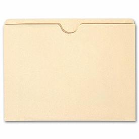 End Tab Manila File Pocket, 11 pt, No expansion