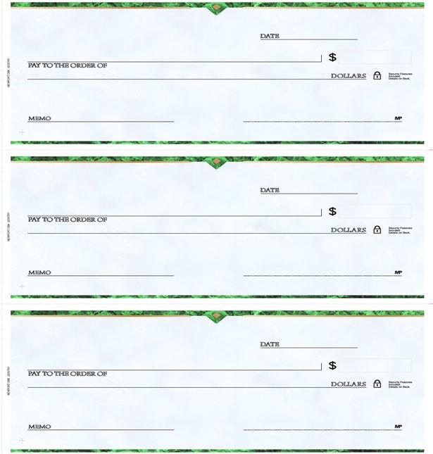 The Newport Deskbook, 3-On-A-Page Compact Size Checks