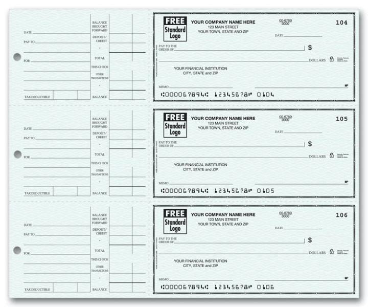 3-Per-Page Personal Checks - Check Printing - Home Accountant