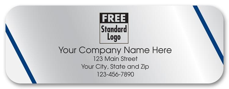 Preprinted Marketing Silver Labels