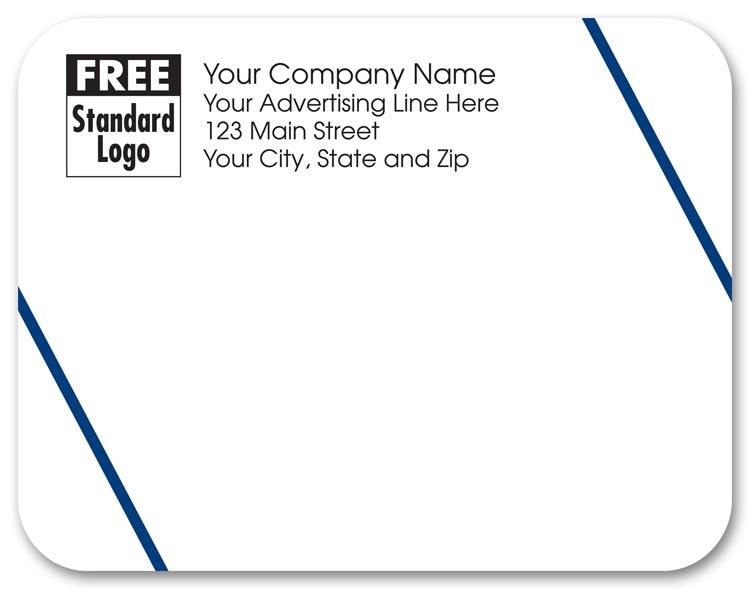 Navy Angles Mailing Labels