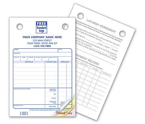 Jewelry Register Invoice Forms