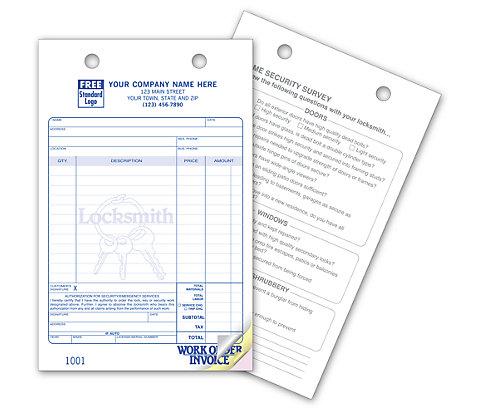 Locksmith Register Order Forms