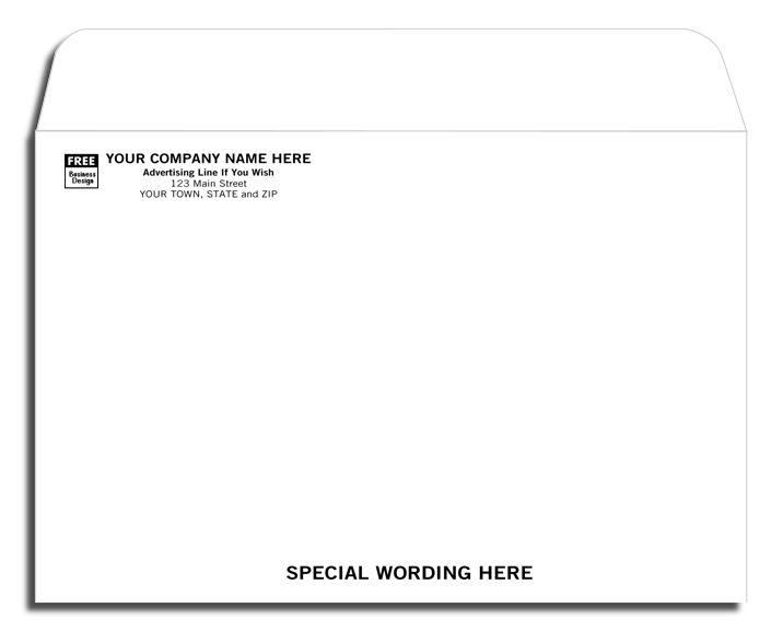 White Mailing Envelope - Open Top