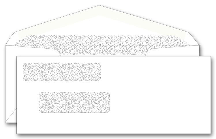 Center Write Long Check Envelope