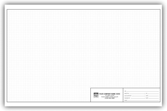 Graph Engineering Pads - 11 X 17 - 1/4 Inch
