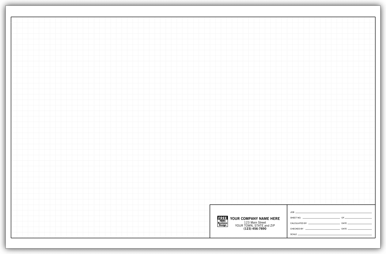 Graph Paper - 11 X 17 - 1/4 Inch