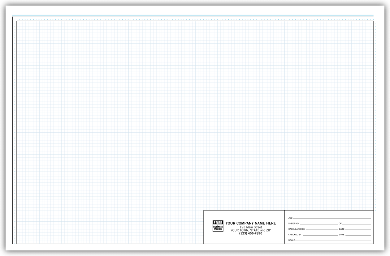 Graph Engineering Pads - 11 X 17 - 1/8 Inch
