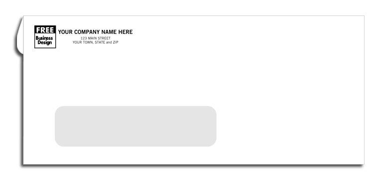 No. 10 Business Envelopes, Single Window, Confidential Security Tint