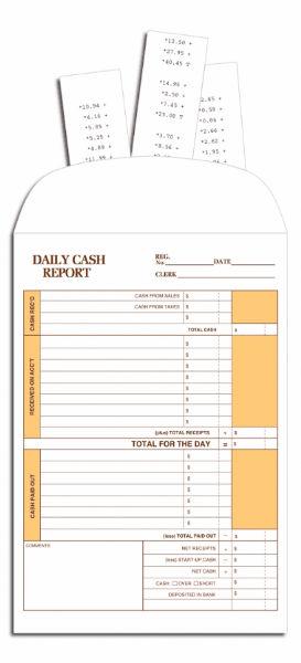 Cash Report Custom Envelopes