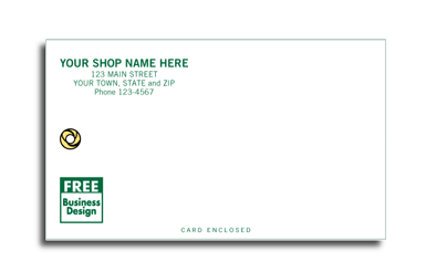 Florist Custom Made Envelopes with Eyelets