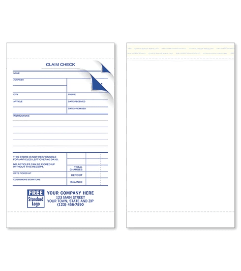 Repair Orders, Jewelry, Classic Design, Envelope