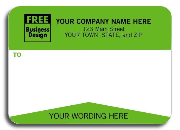 Green Mailing Labels - Padded