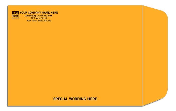 Short End Flap Kraft Envelopes