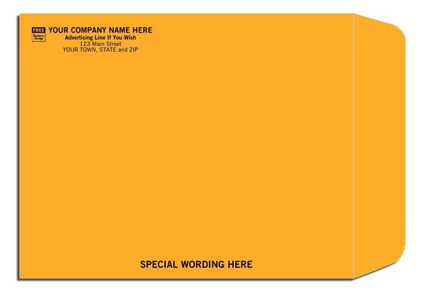 Kraft Paper Custom Printed Envelopes