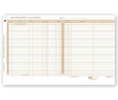 Legal Trust Account Journal