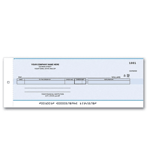 Cash Disb Center Check