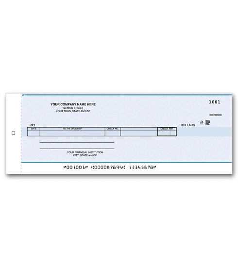 Cash Disb Center Check