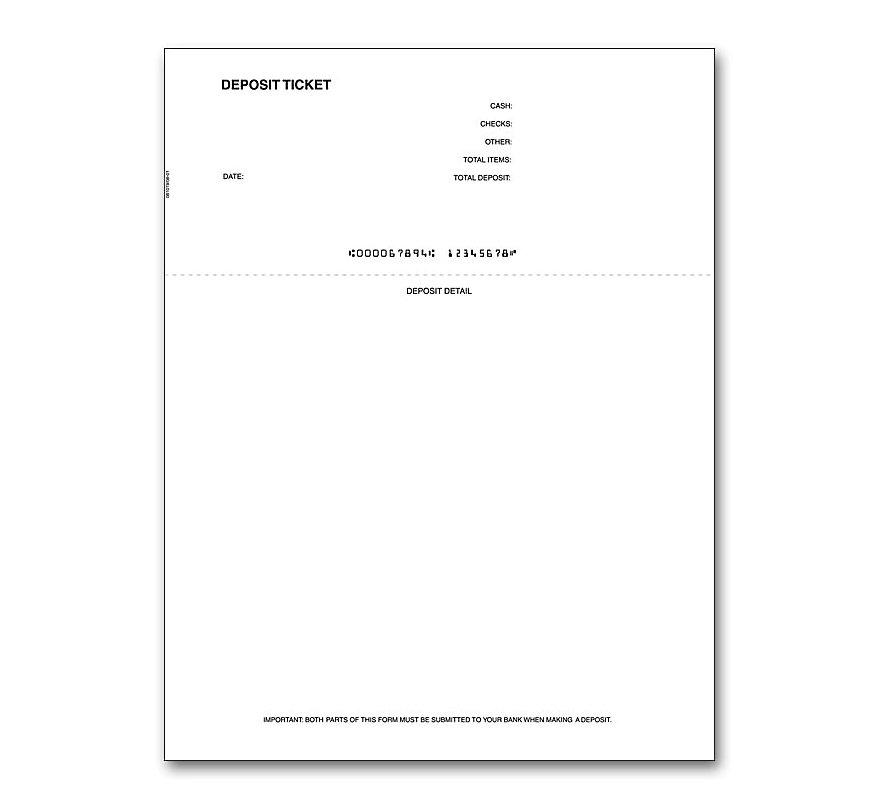 Deposit Slips - Sage - Laser Deposit Tickets