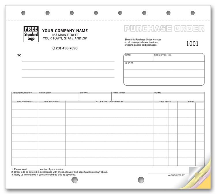 Compact Purchase Order Forms